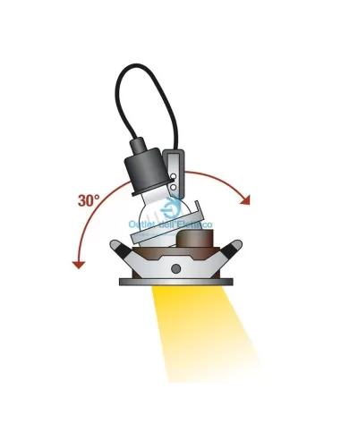 Wiva 41110181 Columbia gu10 argent